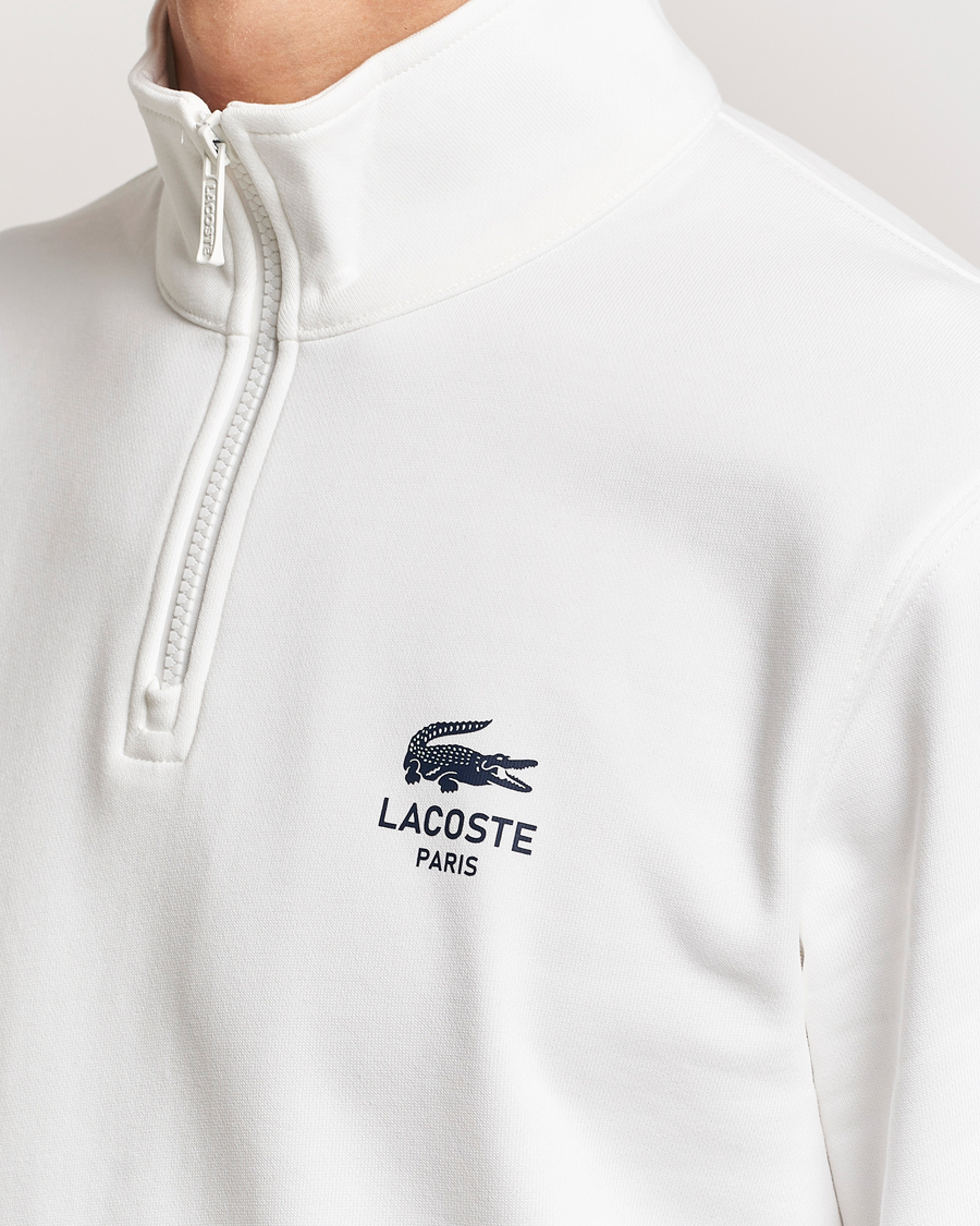 Heren | Truien | Lacoste | Paris Half Zip Sweatshirt Flour