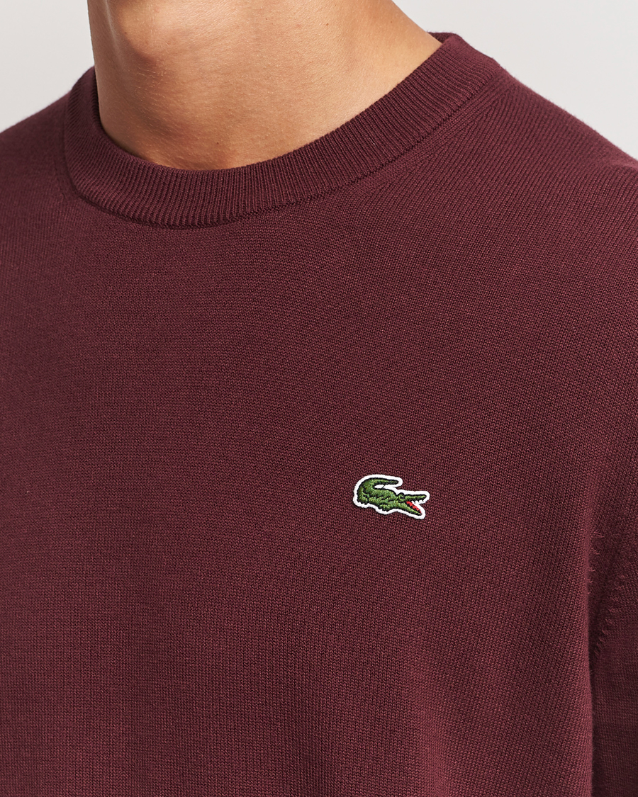 Heren | Truien | Lacoste | Cotton Knitted Sweater Espresso