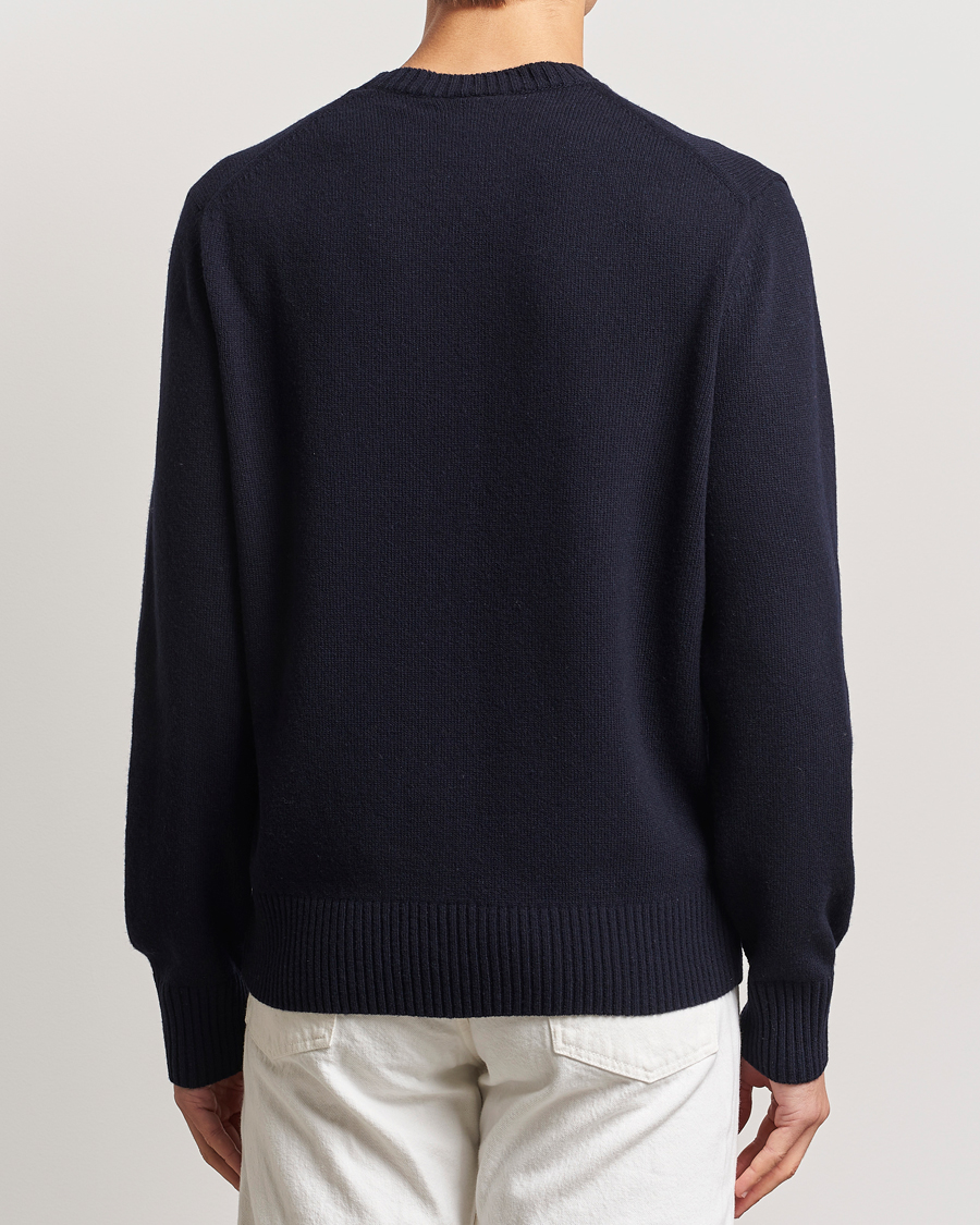 Heren | Truien | Lacoste | Carded Wool Crew Neck Navy