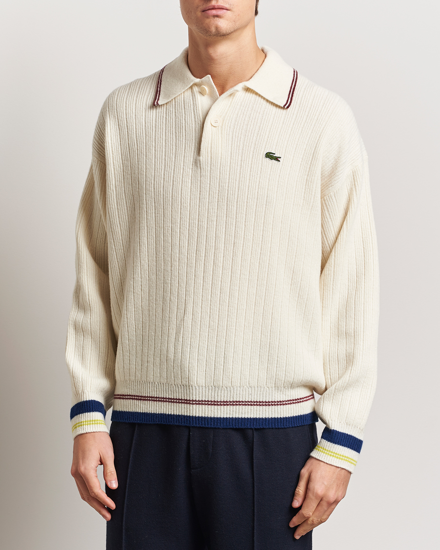 Heren | Truien | Lacoste | Retro Tennis Wool Polo Lapland