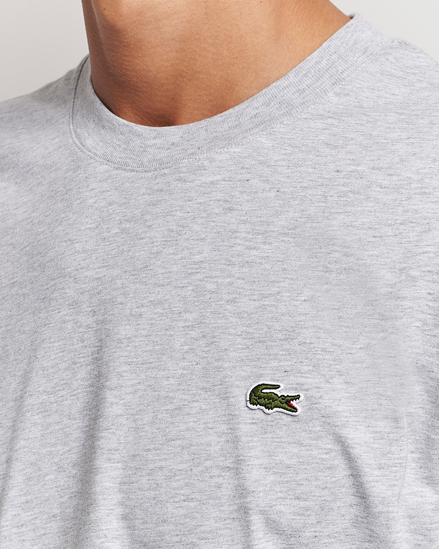 Heren | T-shirts | Lacoste | Crew Neck T-Shirt Silver Chine