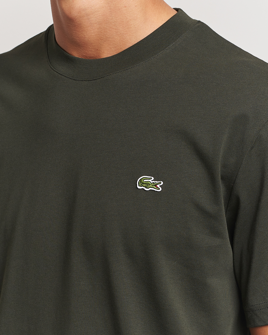 Heren | T-shirts | Lacoste | Crew Neck T-Shirt Sapwood