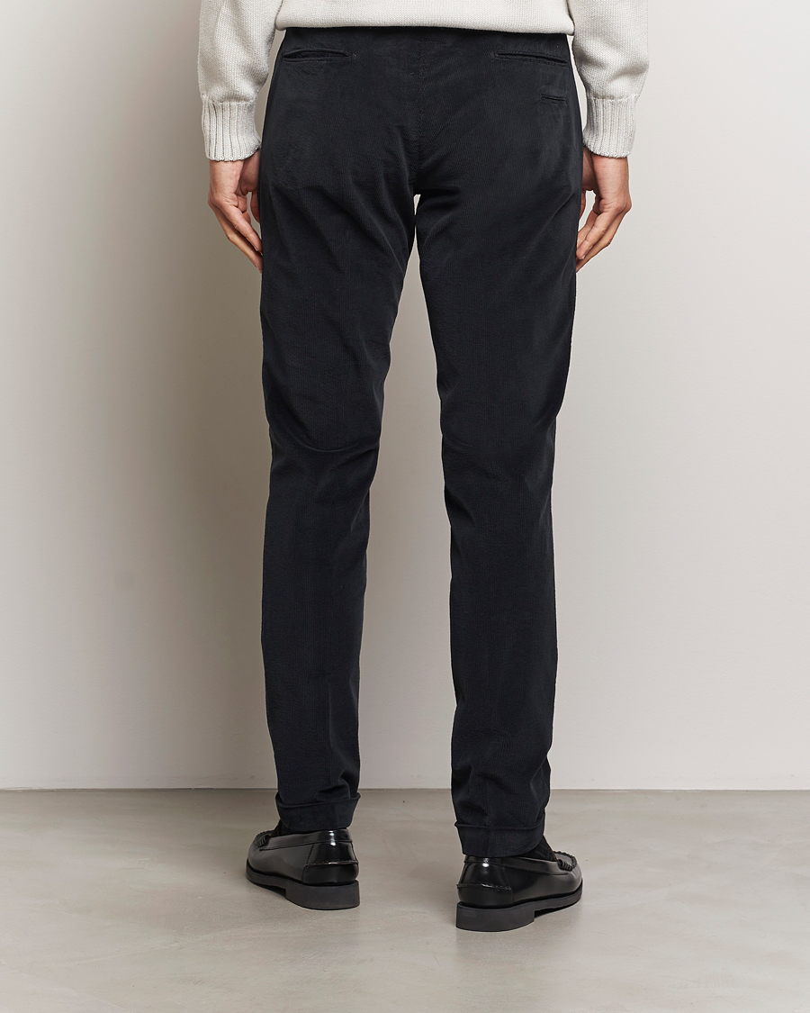 Heren | Broeken | Briglia 1949 | Slim Fit Corduroy Trousers Black