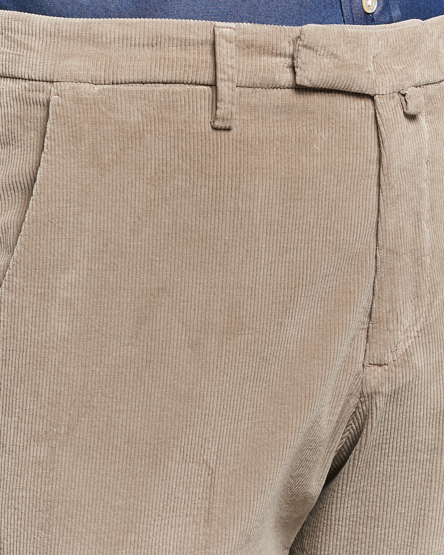 Heren | Broeken | Briglia 1949 | Slim Fit Corduroy Trousers Beige