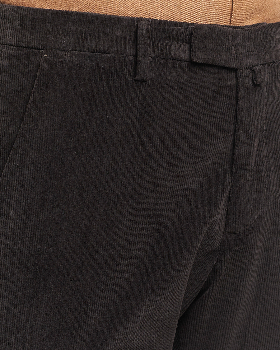 Heren | Broeken | Briglia 1949 | Slim Fit Corduroy Trousers Dark Brown