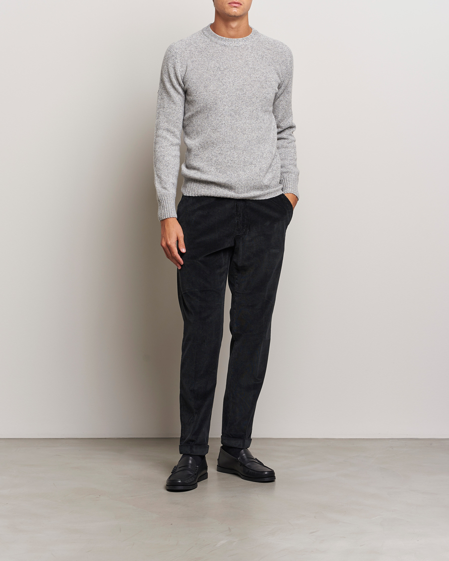 Heren | Broeken | Briglia 1949 | Easy Fit Corduroy Trousers Black