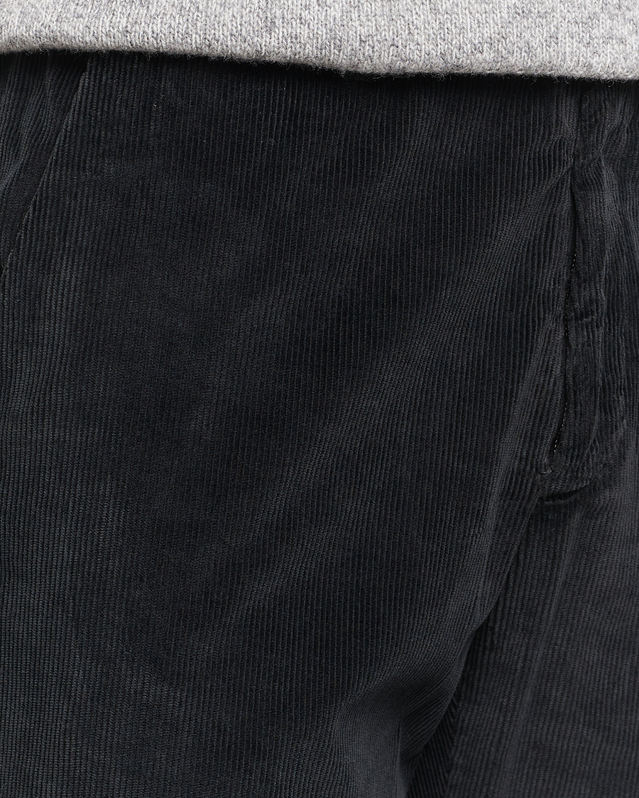 Heren | Broeken | Briglia 1949 | Easy Fit Corduroy Trousers Black