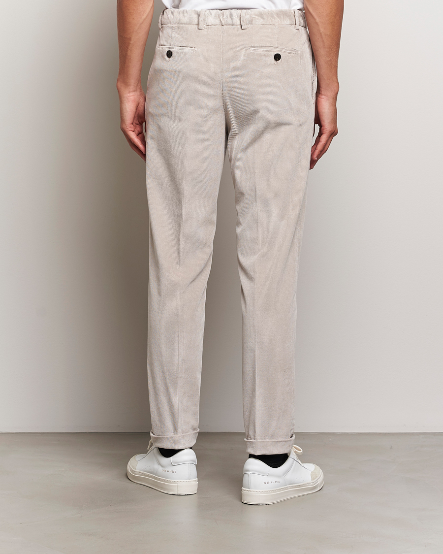 Heren | Broeken | Briglia 1949 | Easy Fit Corduroy Trousers Beige