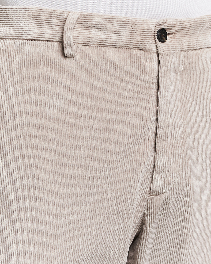 Heren | Broeken | Briglia 1949 | Easy Fit Corduroy Trousers Beige