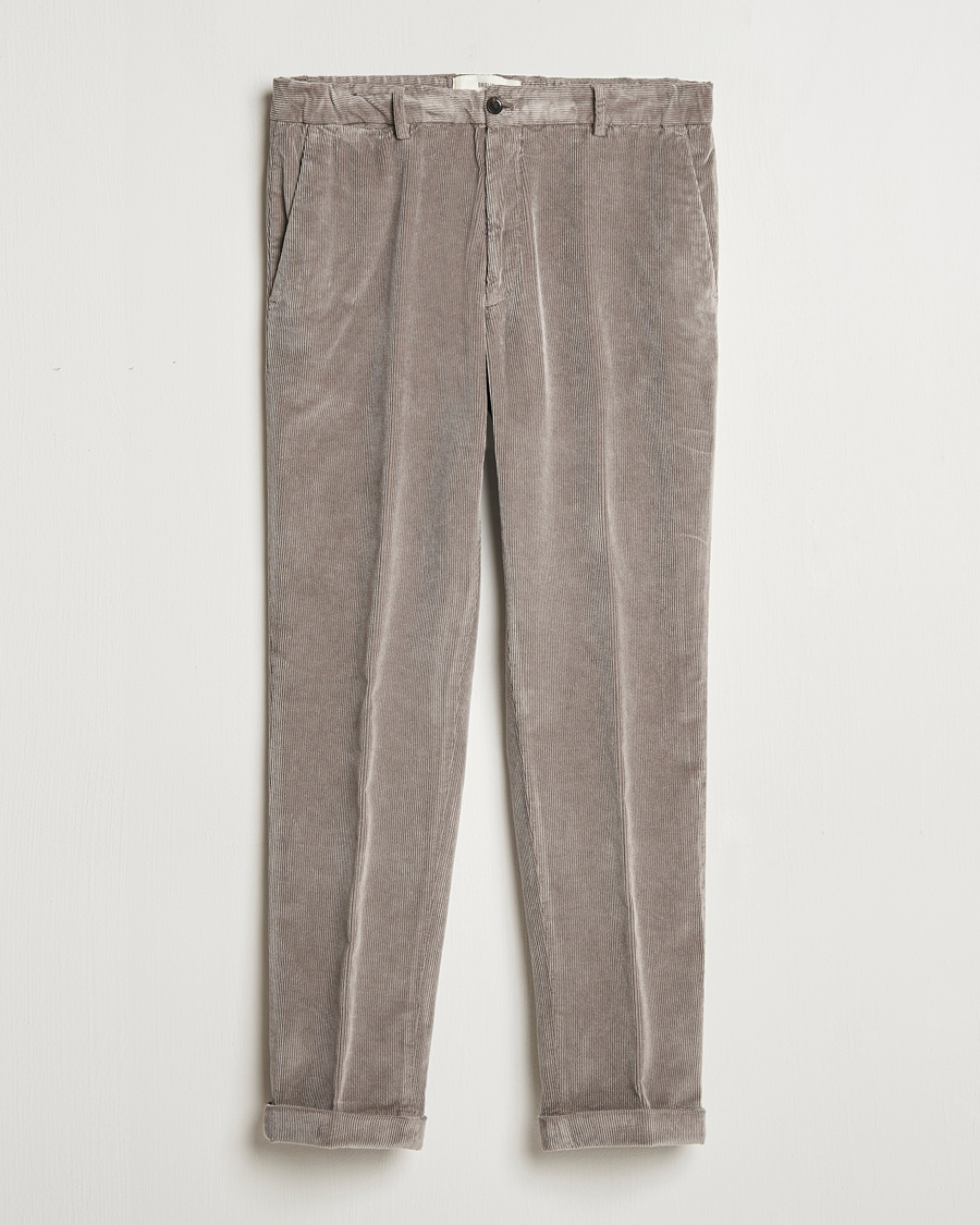 Heren | Broeken | Briglia 1949 | Easy Fit Corduroy Trousers Taupe