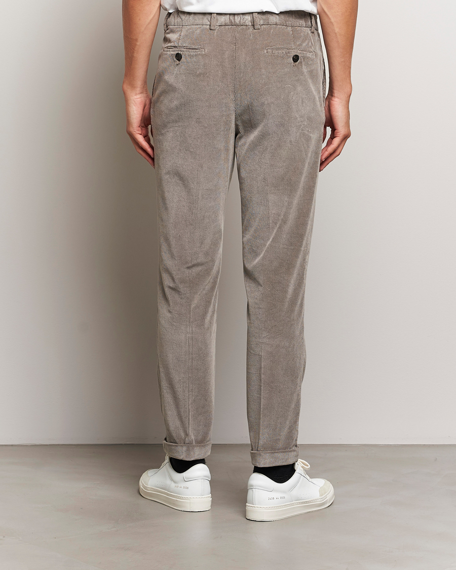 Heren | Broeken | Briglia 1949 | Easy Fit Corduroy Trousers Taupe