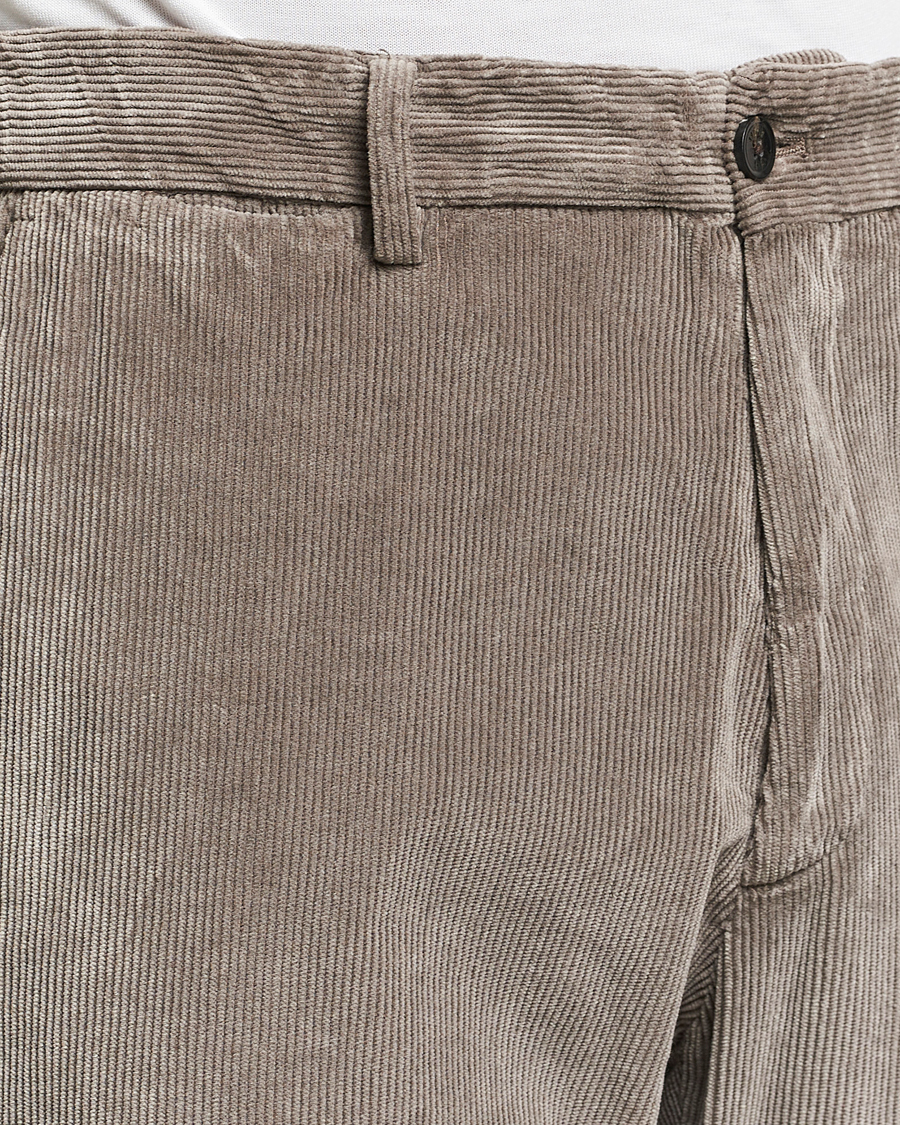 Heren | Broeken | Briglia 1949 | Easy Fit Corduroy Trousers Taupe
