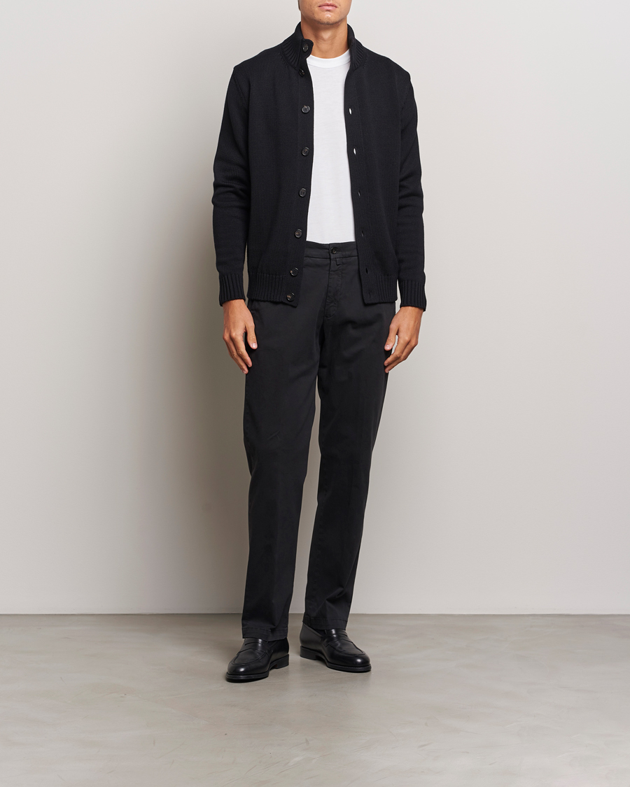 Heren | Broeken | Briglia 1949 | Soho Tailored Easy Fit Chino Black