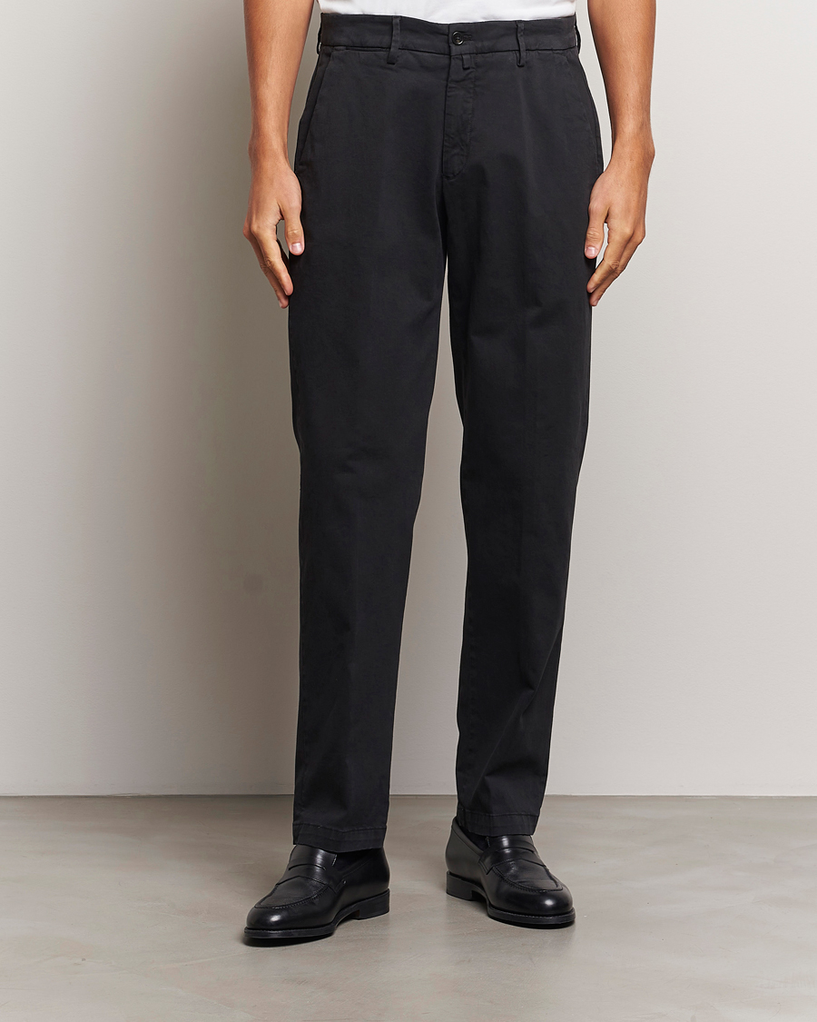 Heren | Broeken | Briglia 1949 | Soho Tailored Easy Fit Chino Black