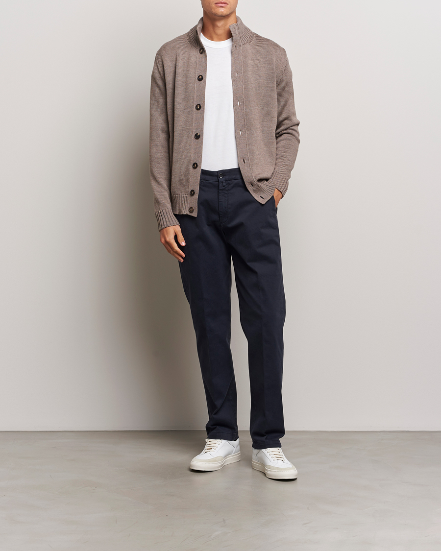 Heren | Broeken | Briglia 1949 | Soho Tailored Easy Fit Chino Navy