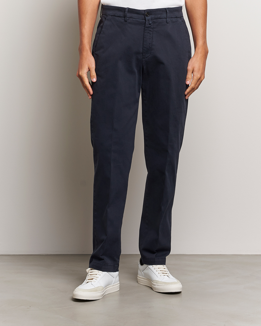 Heren | Broeken | Briglia 1949 | Soho Tailored Easy Fit Chino Navy