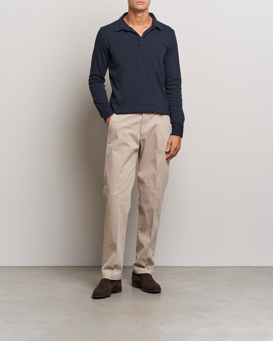 Heren | Broeken | Briglia 1949 | Soho Tailored Easy Fit Chino Beige
