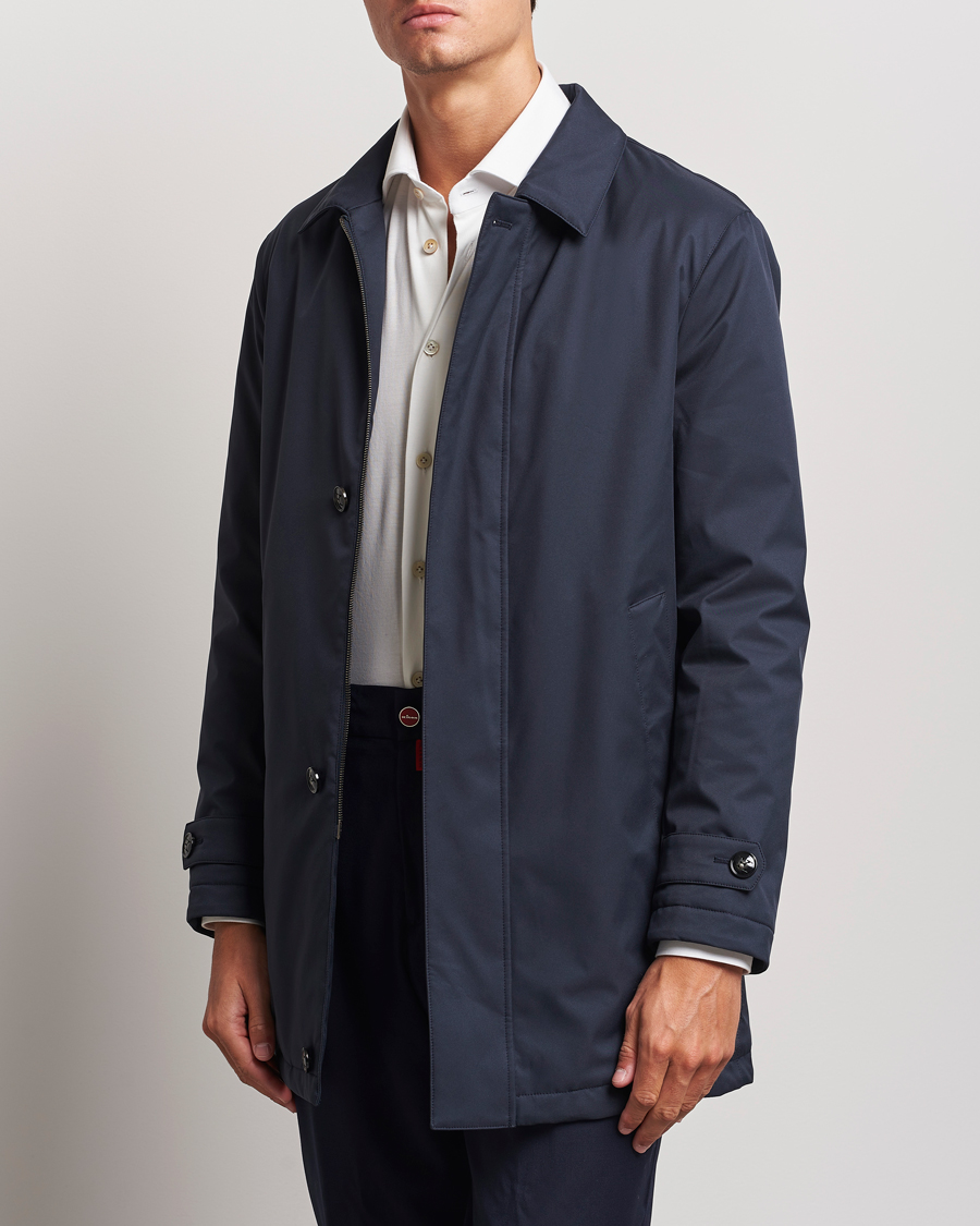 Heren | Jassen | Kiton | Luxury Coat Navy