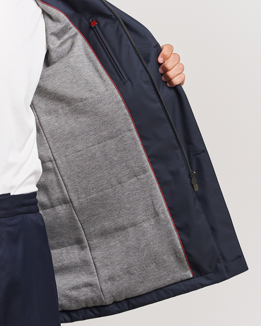 Heren | Jassen | Kiton | Luxury Coat Navy