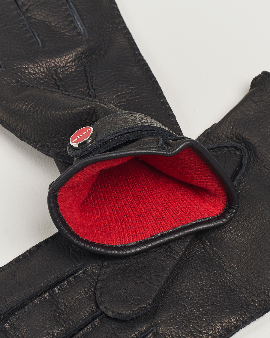 Heren | Kiton Grain Leather Gloves Black | Kiton | Grain Leather Gloves Black