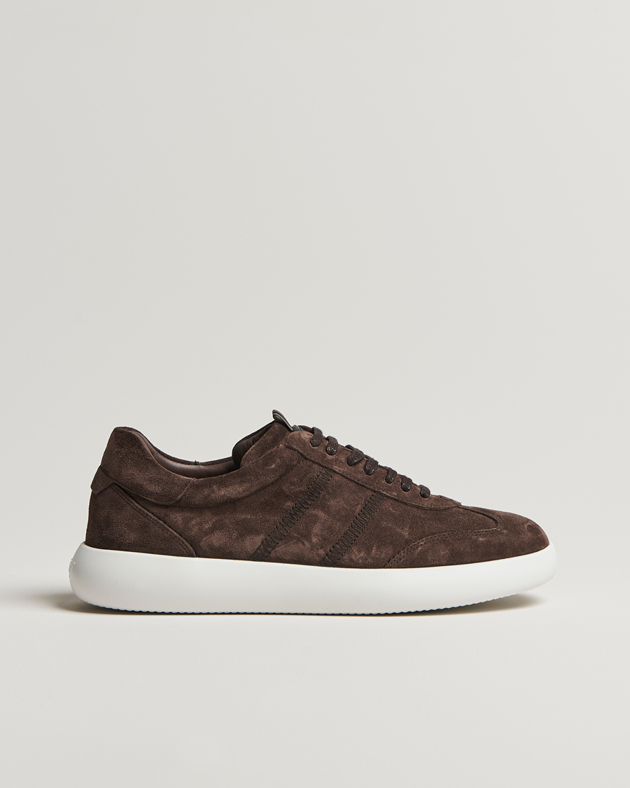 Heren | Brioni Cassetta Sneakers Dark Brown Suede | Brioni | Cassetta Sneakers Dark Brown Suede