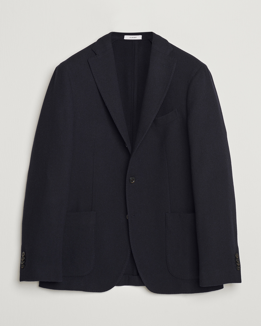 Heren | Blazers | Boglioli | K Jacket Wool/Cashmere Blazer Navy