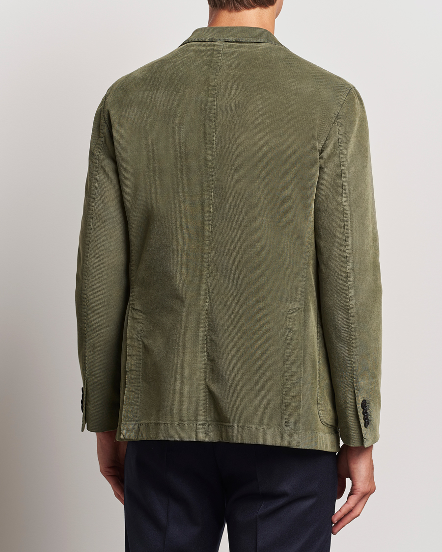 Heren | Blazers | Boglioli | K Jacket Corduroy Blazer Dark Green