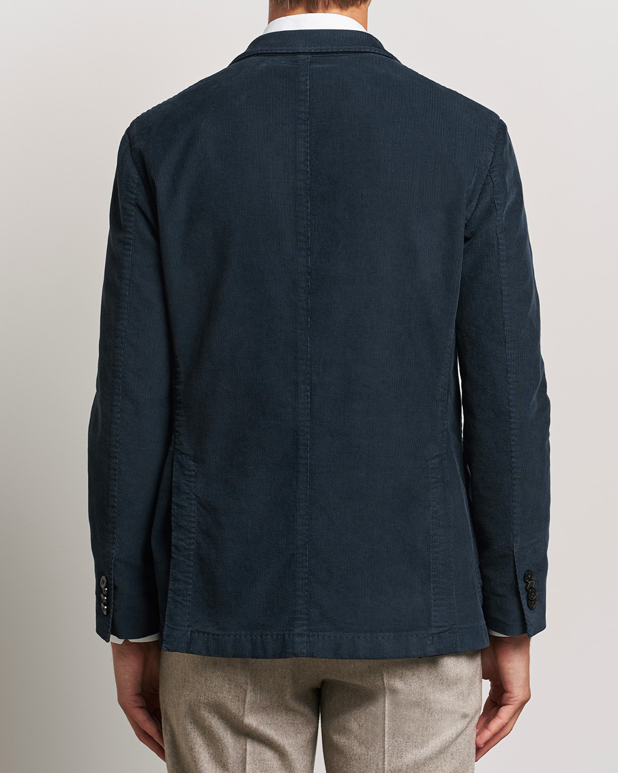 Heren | Blazers | Boglioli | K Jacket Corduroy Blazer Navy
