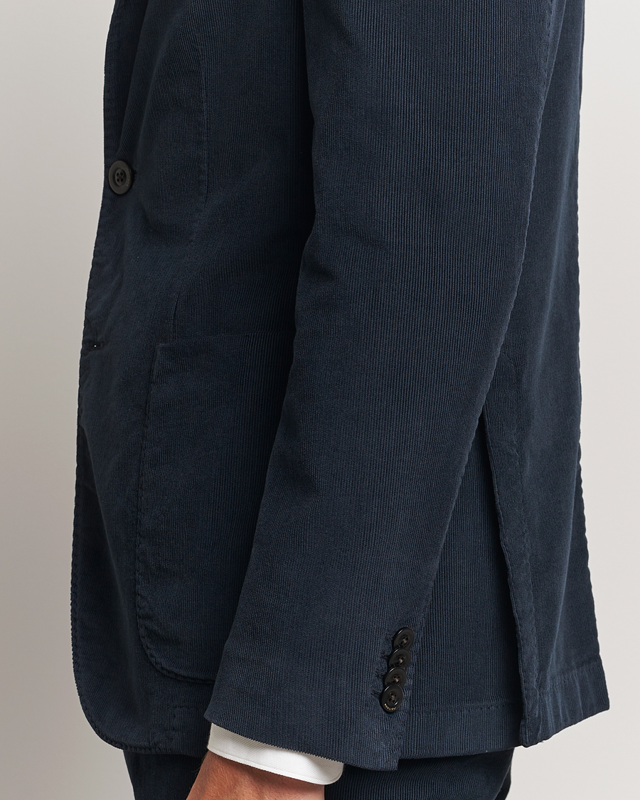 Heren | Pakken | Boglioli | K Jacket Baby Corduroy Suit Navy