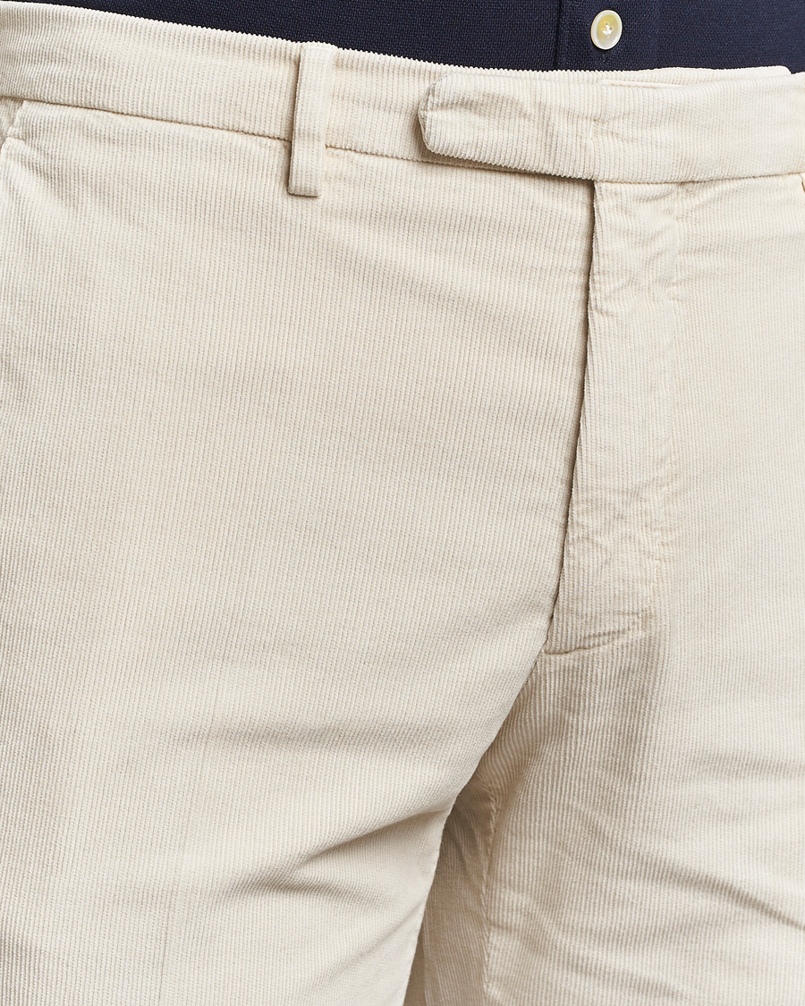 Heren | Broeken | Boglioli | Corduroy Trousers Off White