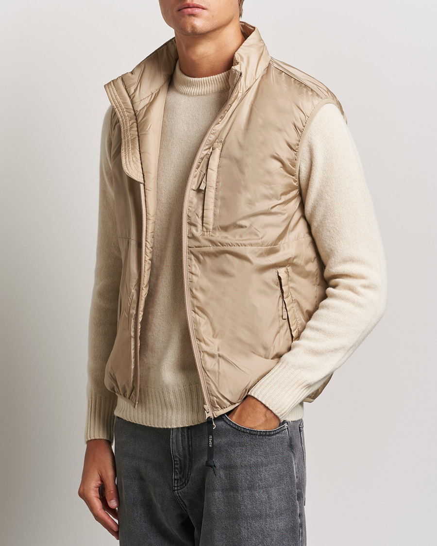 Heren | Jassen | Aspesi | Jil Padded Vest Beige