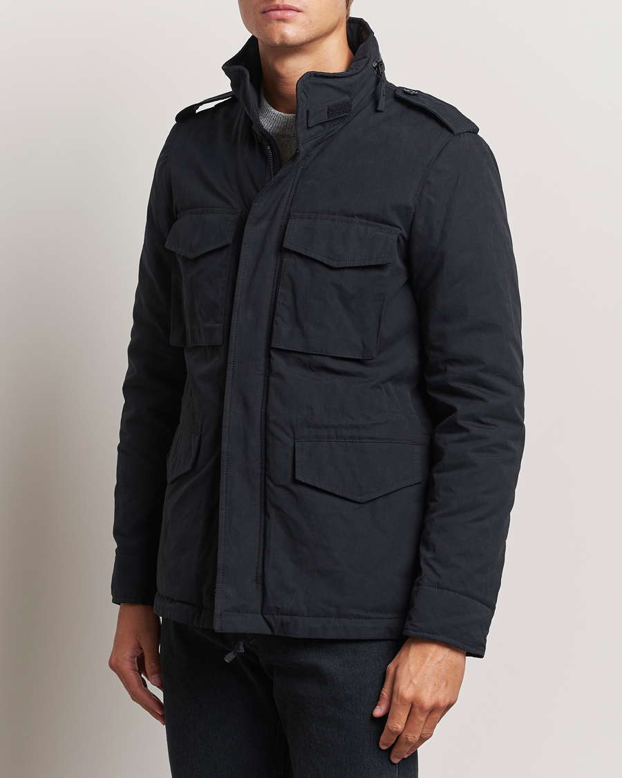 Heren | Jassen | Aspesi | Cotton Field Jacket Midnight