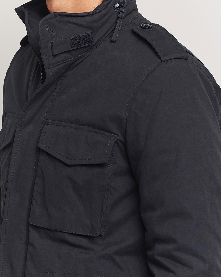 Heren | Jassen | Aspesi | Cotton Field Jacket Midnight