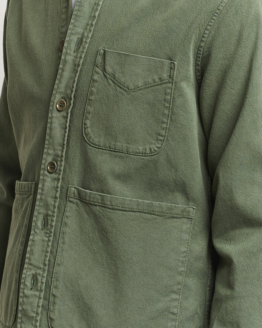 Heren | Overhemden | Aspesi | Cotton Utility Shirt Green