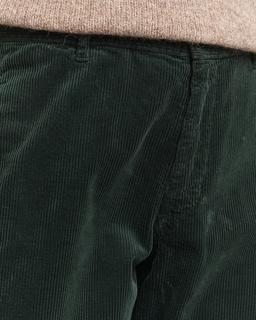 Heren | Broeken | Aspesi | Corduroy Pants Dark Green
