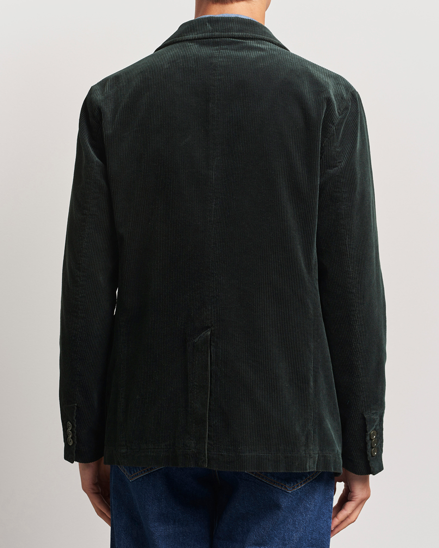 Heren | Blazers | Aspesi | Corduroy Blazer Dark Green