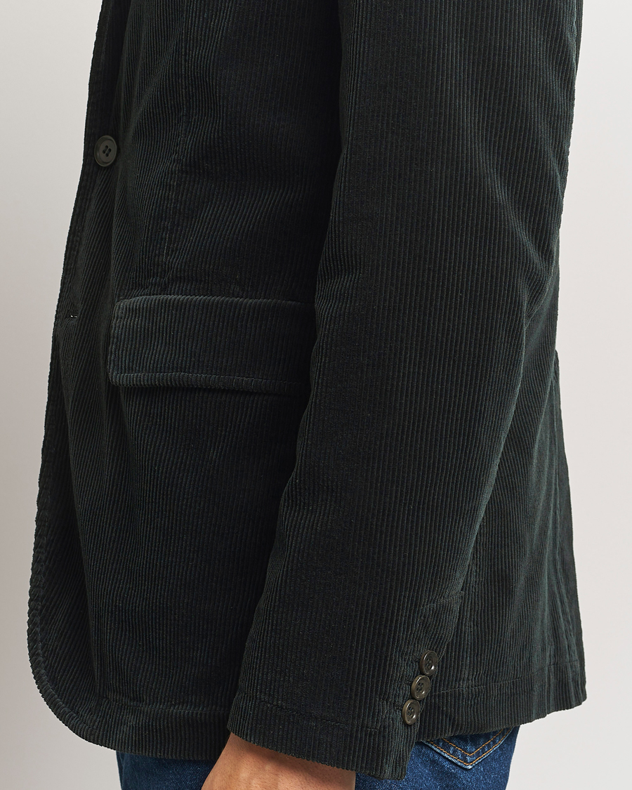 Heren | Blazers | Aspesi | Corduroy Blazer Dark Green