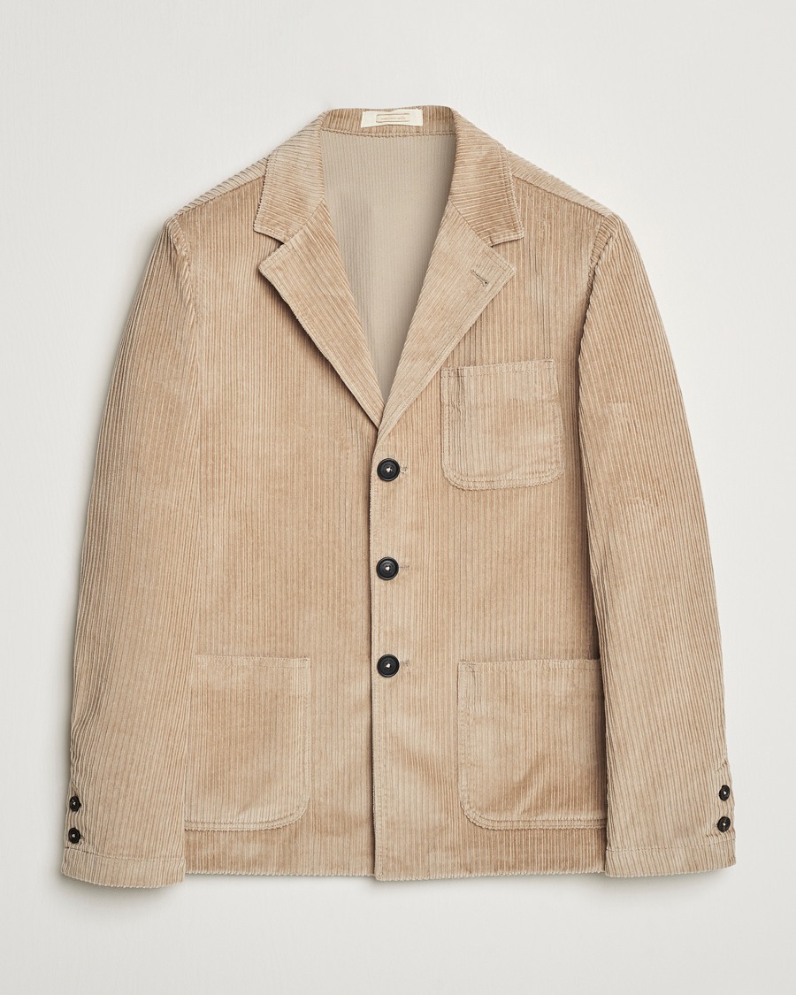 Heren | Jassen | Massimo Alba | Baglietto Wale Corduroy Jacket Beige