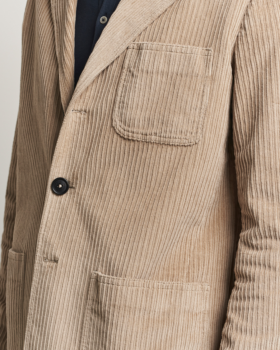 Heren | Jassen | Massimo Alba | Baglietto Wale Corduroy Jacket Beige