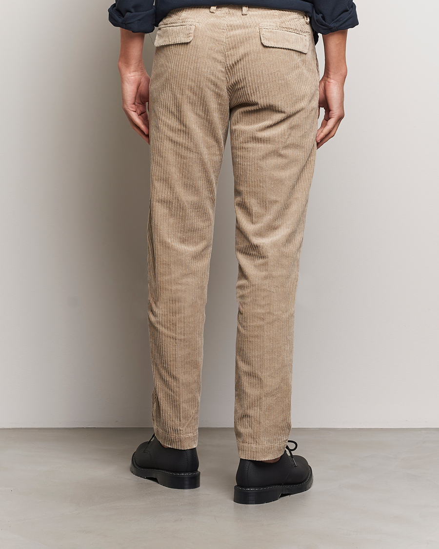 Heren | Broeken | Massimo Alba | Ionio Wale Corduroy Trousers Beige