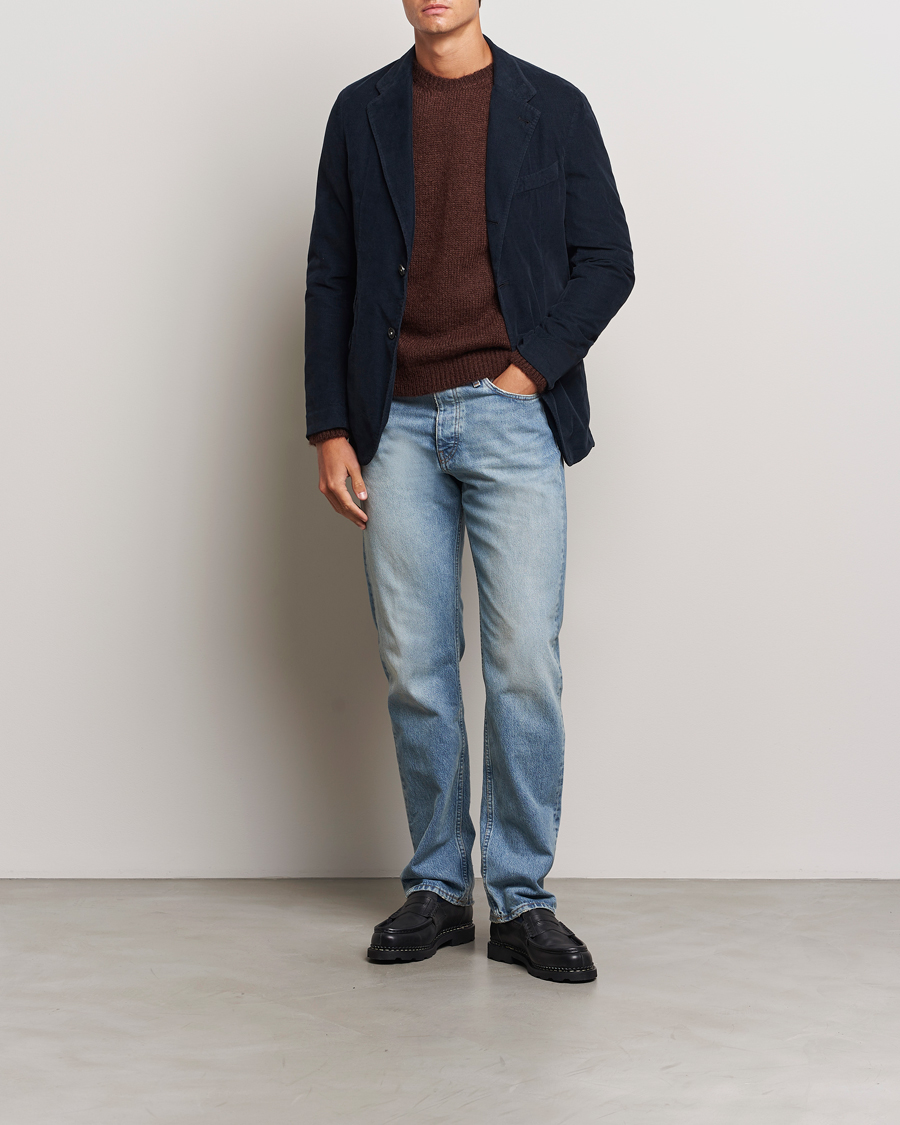 Heren | Blazers | Massimo Alba | Baby Corduroy Blazer Navy