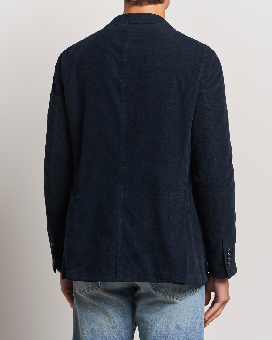 Heren | Blazers | Massimo Alba | Baby Corduroy Blazer Navy