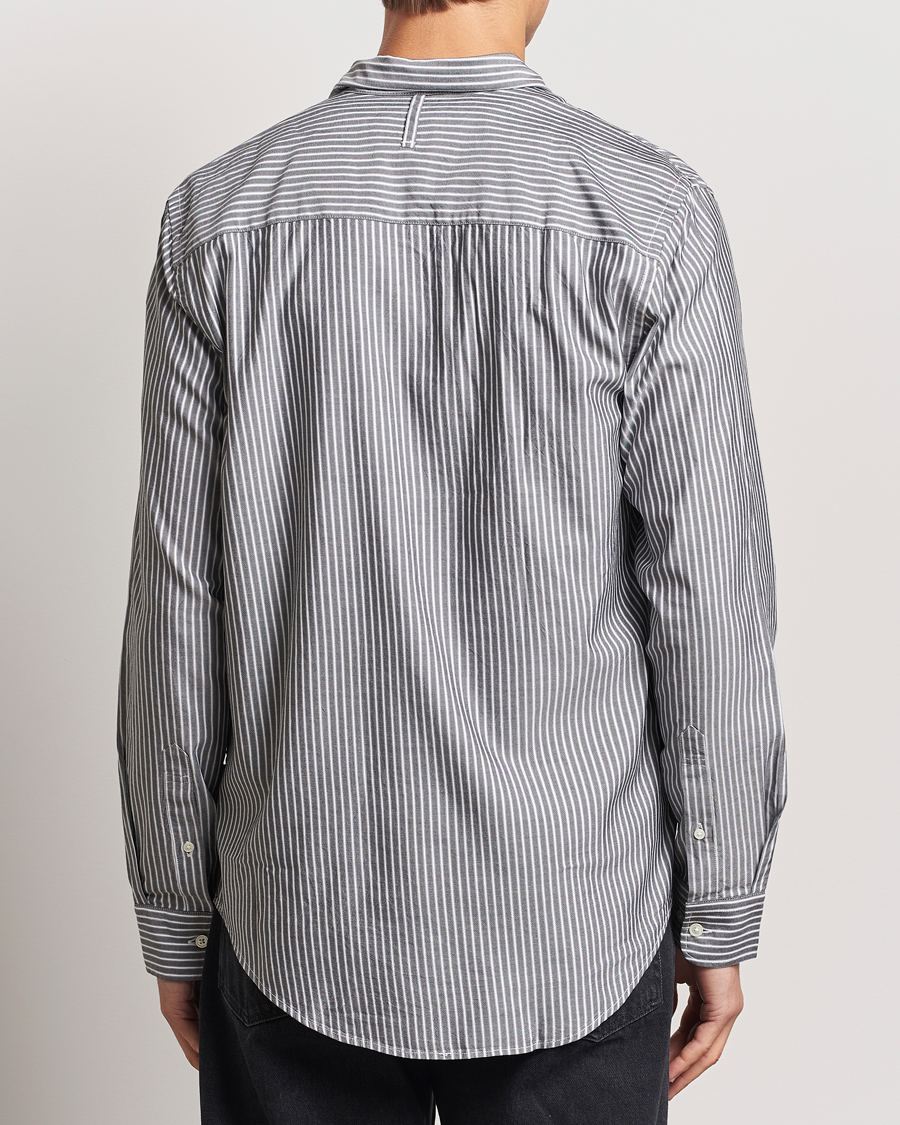 Heren | Overhemden | NN07 | Arne Tencel Striped Shirt Black/White