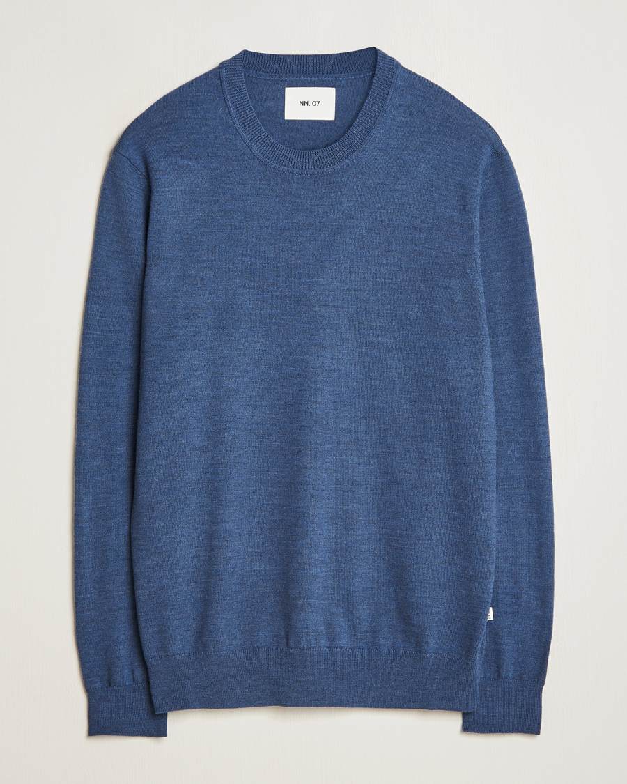 Heren | Truien | NN07 | Ted Merino Crew Neck Pullover Bearing Sea