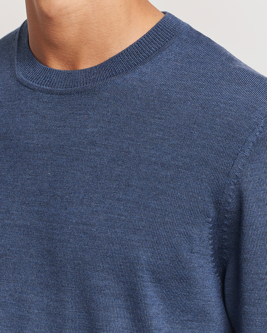 Heren | Truien | NN07 | Ted Merino Crew Neck Pullover Bearing Sea