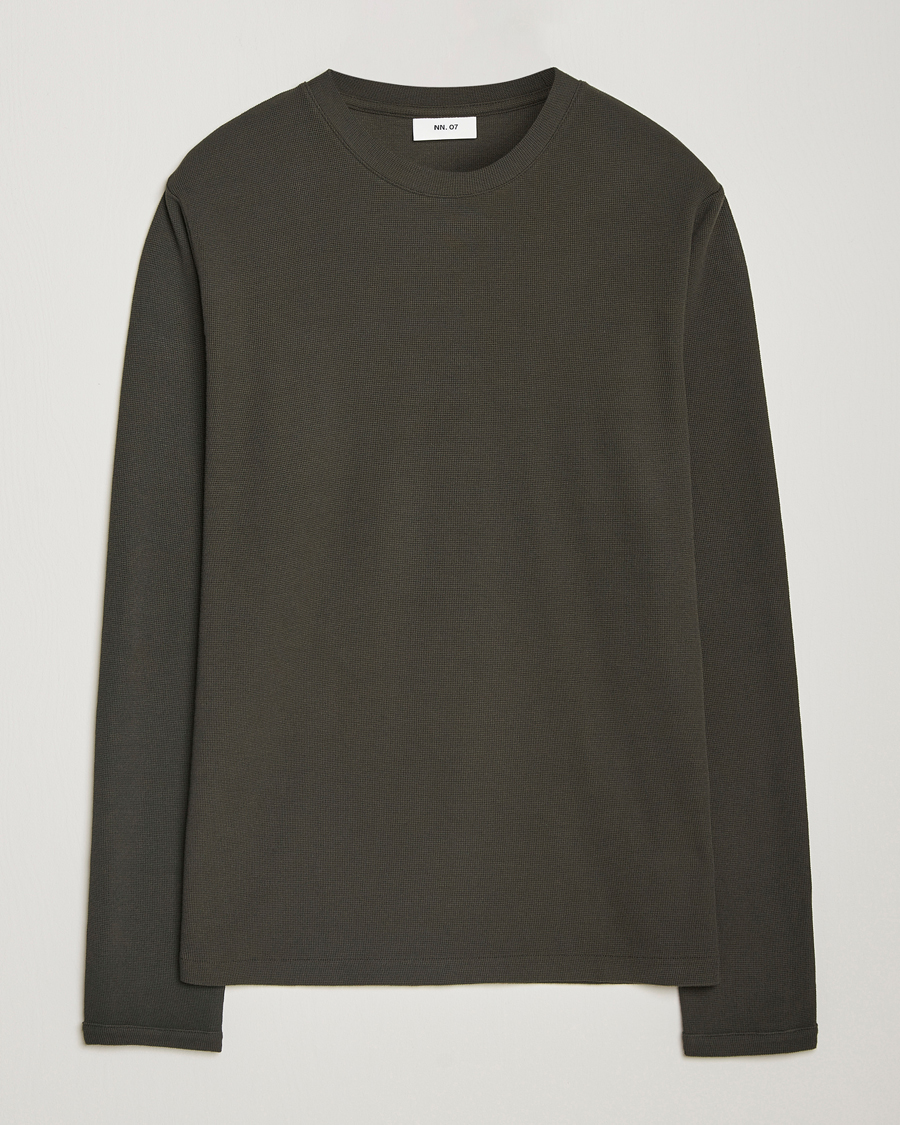Heren | Truien | NN07 | Clive Knitted Sweater Dark Army