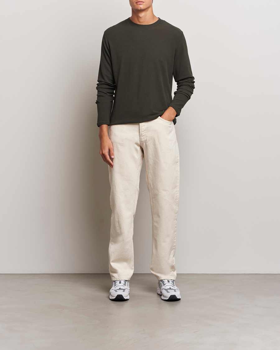 Heren | Truien | NN07 | Clive Knitted Sweater Dark Army
