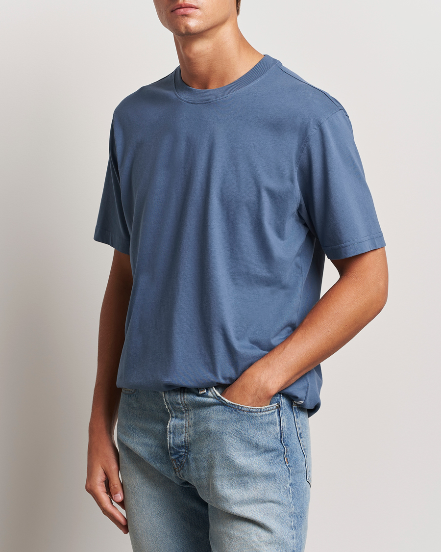 Heren | T-shirts | NN07 | Adam Crew Neck T-Shirt Bering Sea