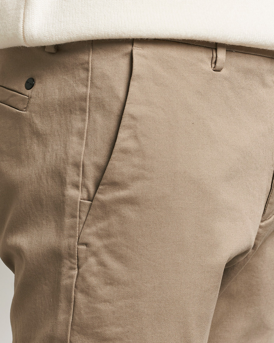 Heren | Broeken | NN07 | Theo Regular Fit Stretch Chinos Timber Wolf