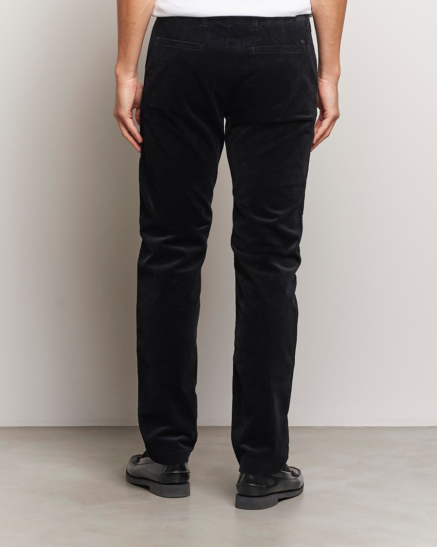 Heren | Broeken | NN07 | Theo Regular Fit Corduroy Chinos Black
